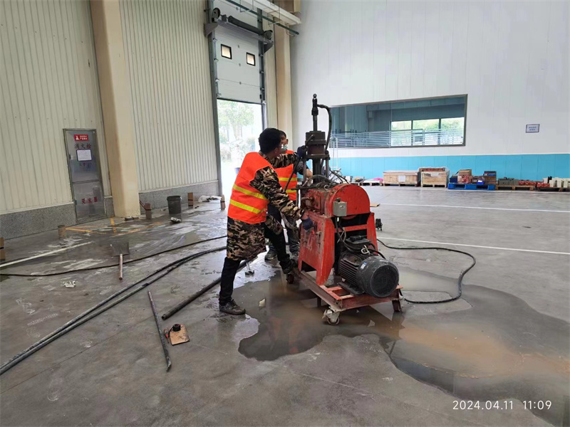 陇县厂房地面下沉塌陷注浆加固施工